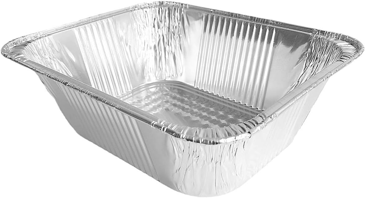 PTG Half-Size Extra-Deep Steam Table Aluminum Foil Pans With Lids 20/PK