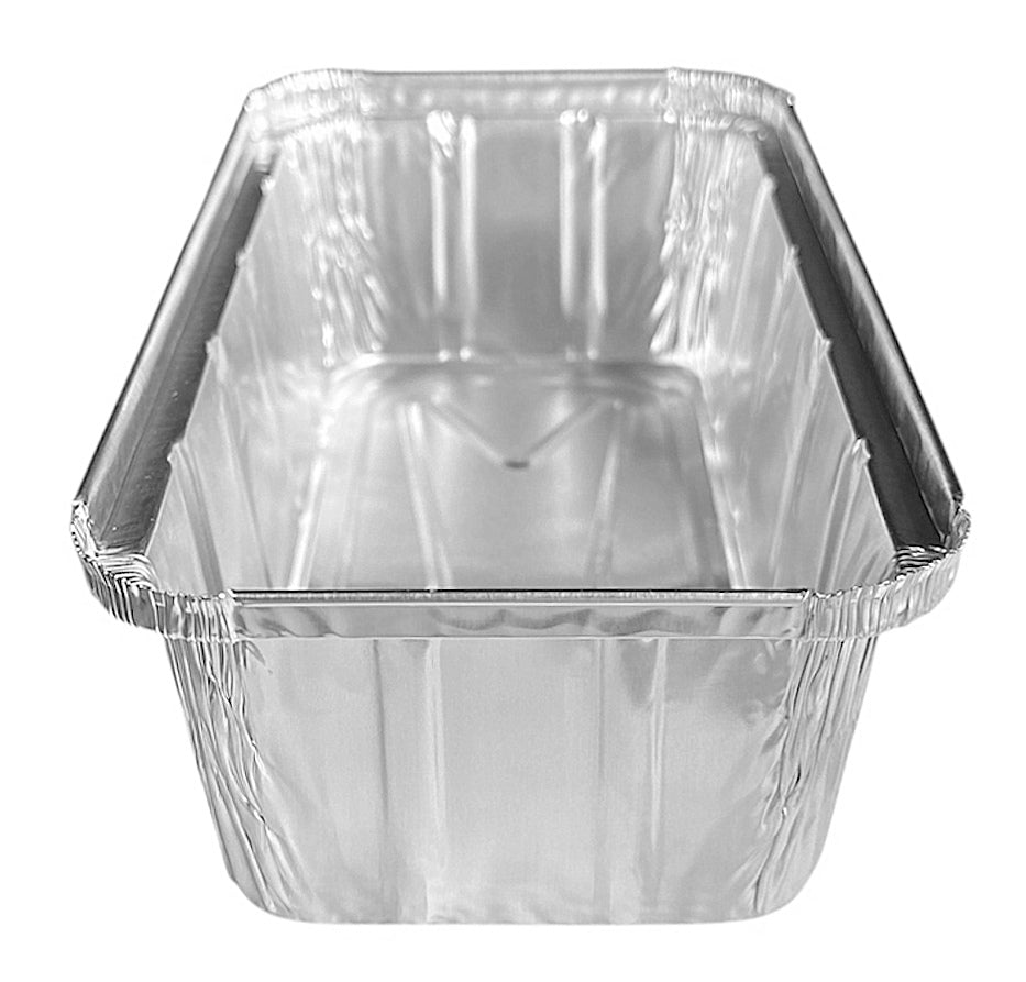 D&W Fine Pack A86 2 lb. Aluminum Foil Closable Loaf Pan 500/CS