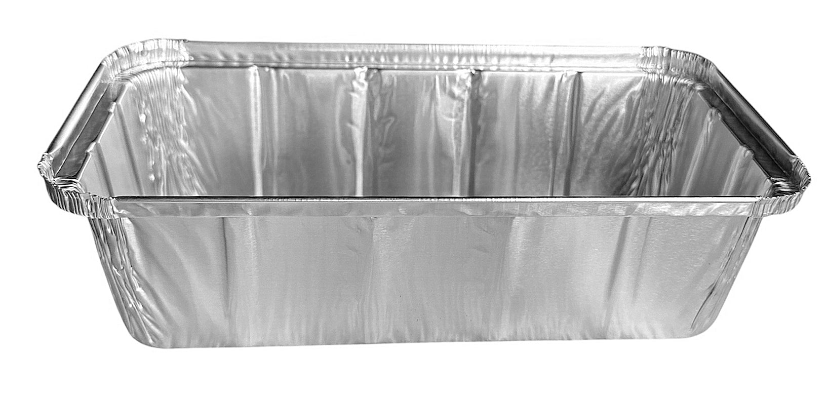 D&W Fine Pack A86 2 lb. Aluminum Foil Closable Loaf Pan 50/PK