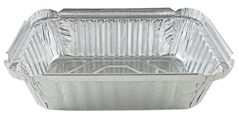 1 1/2 lb. Oblong Take-Out Foil Pan - Deep 500/CS