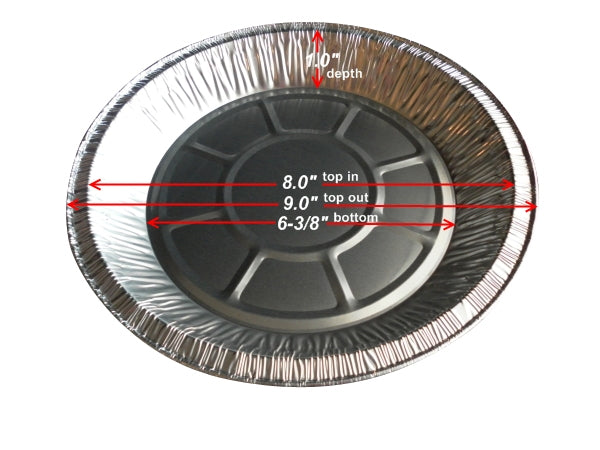 Handi-Foil 9" Foil Pie Pan 1" Deep 50/PK