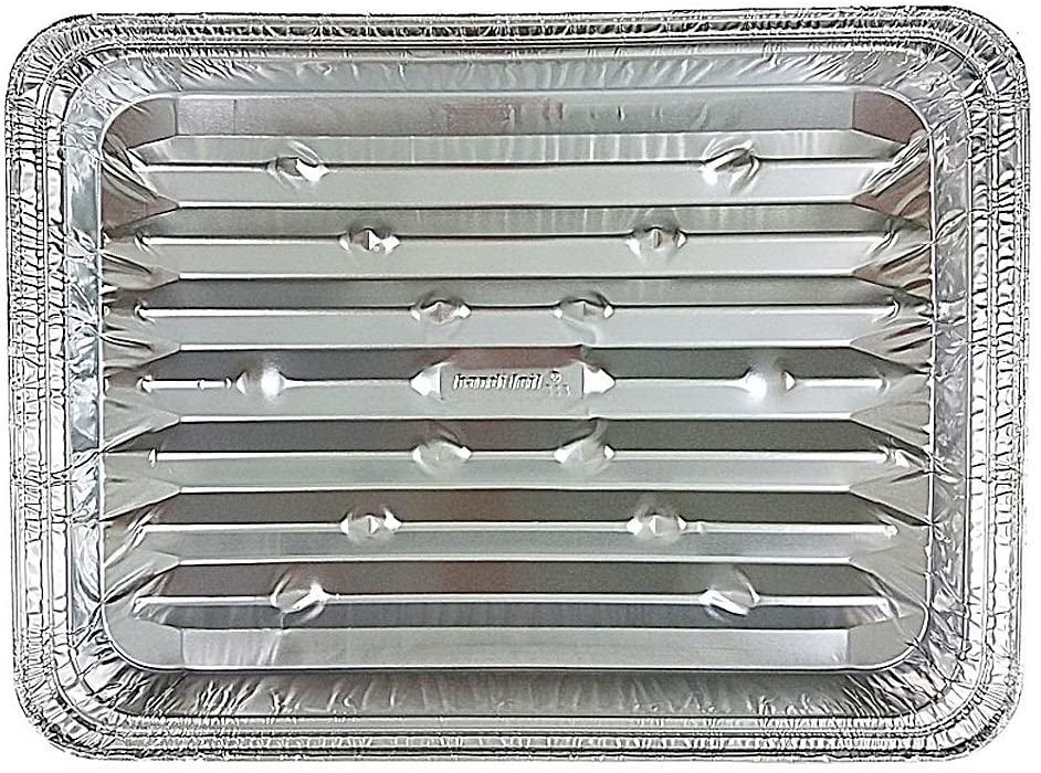 Handi-Foil Disposable Aluminum Foil Broiler Baking Cooking Pan 10/PK