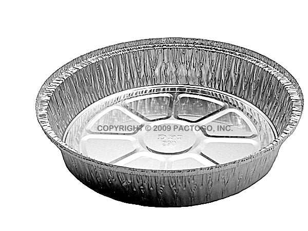 9" Round Foil Take-Out Pan w/Board Lid 50/PK