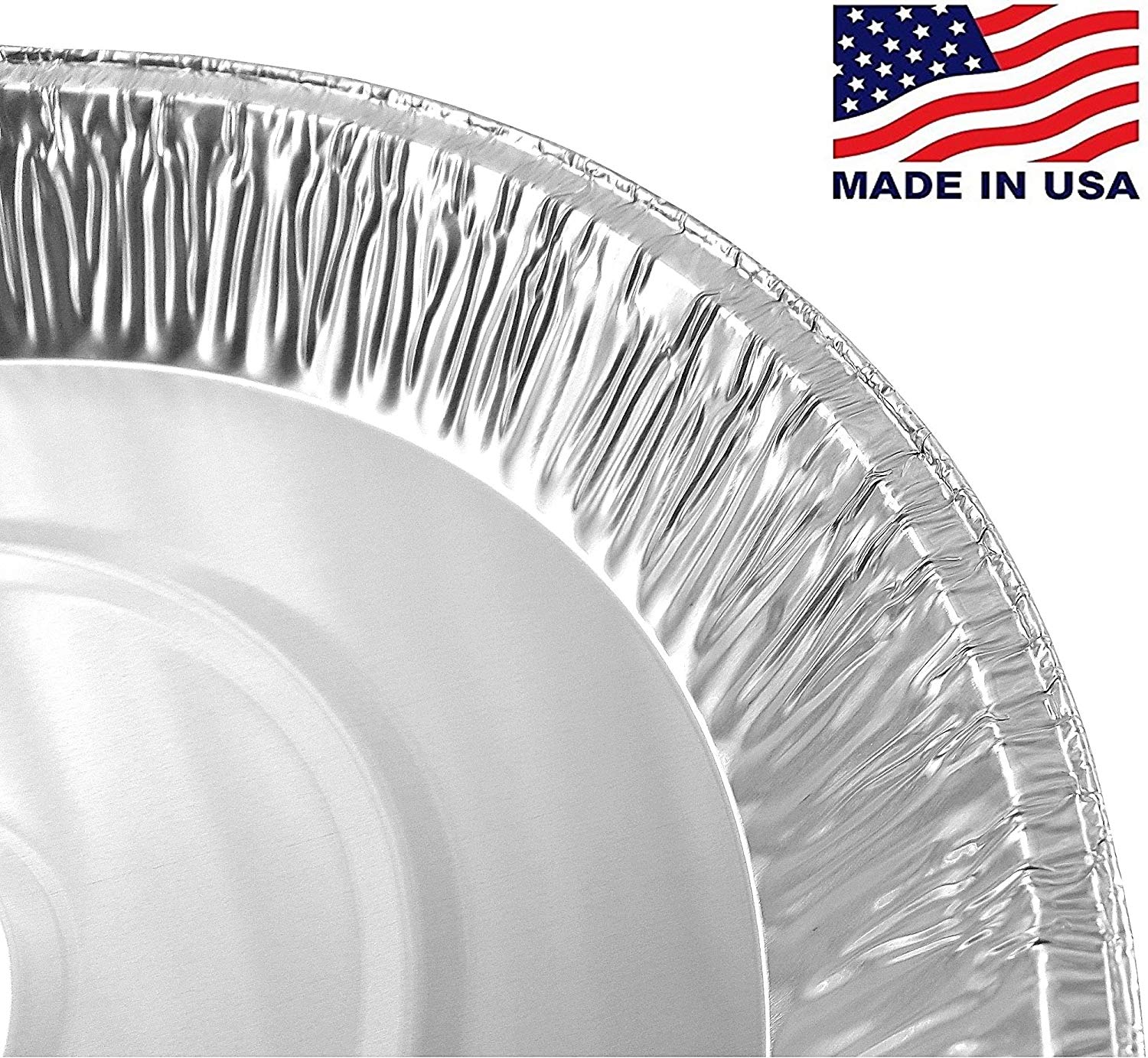 D&W Fine Pack G78 12" Extra-Deep Foil Pie Pan 1 11/32" Deep 50/PK
