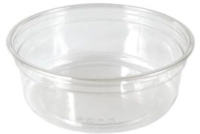 8 oz. Round Deli Clear Container (Base) 500/CS