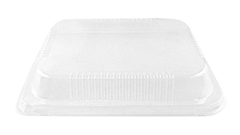 Durable Clear Medium Dome Lid For Half-Size Aluminum Foil Steam Pan 100/CS