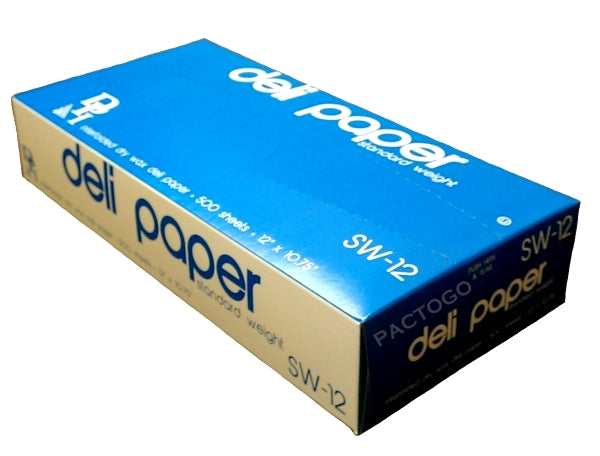 Durable 12" x 10.75" Waxed Paper Sheets 500 Sheets/PK