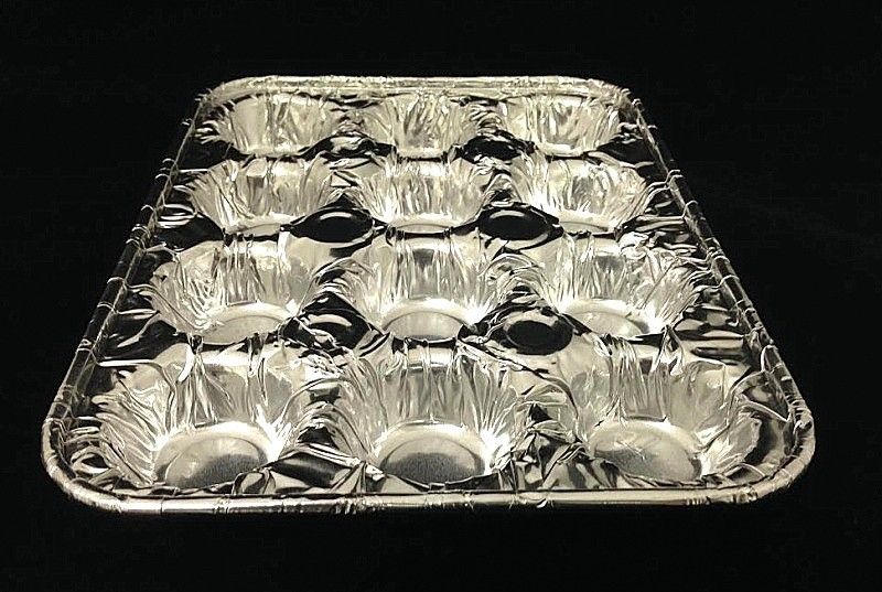 Handi-Foil 12-Cavity Foil Mini-Muffin Pan 50/PK