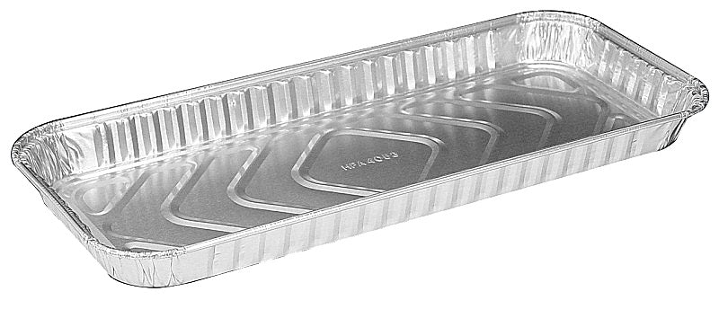 HFA/Inline 12" x 5" Oblong Danish Pan w/Clear Hinged Tray 50/PK