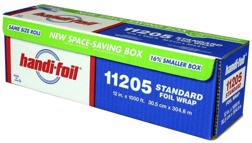 Handi-Foil 12" x 1000' Standard Aluminum Foil Wrap