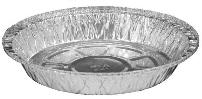 Handi-Foil 6-5/8" Round Slim Foil Take-Out Pan w/Clear Dome Lid 50/PK