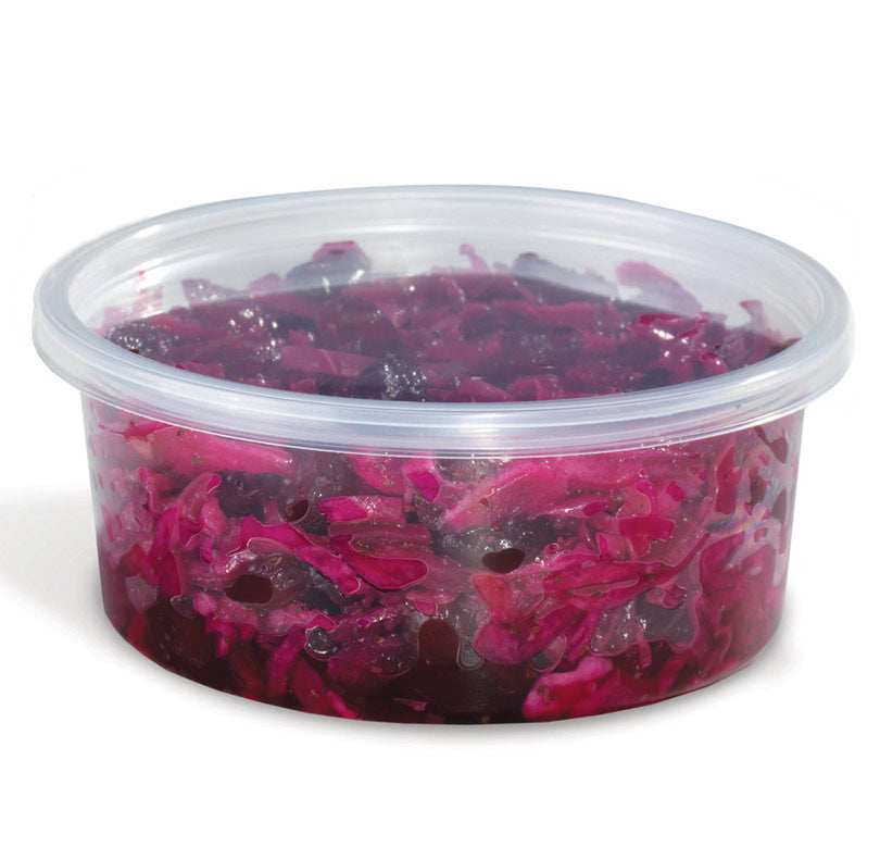 8 oz. Round Deli Clear Container w/Lid Combo 200/CS