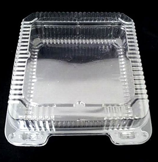 Duralock 9" x 9" x 9" Medium Clear Hinged Container Single Compartment 200/CS