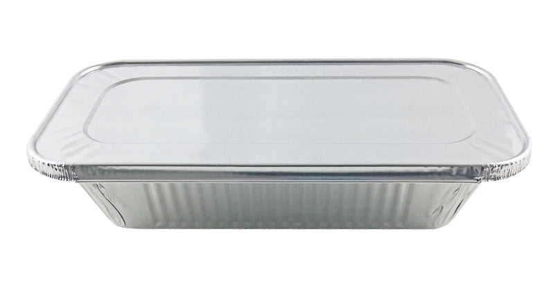Third-Size Aluminum Foil Steam Table Pan w/Lid Combo 50/PK