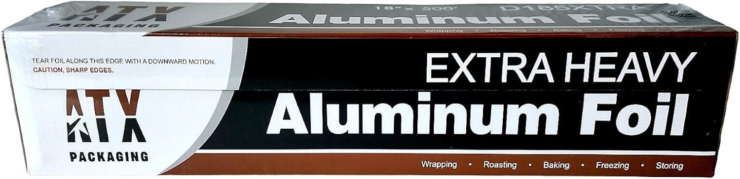 ATX 18" x 500' Extra Heavy Duty Aluminum Foil Wrap