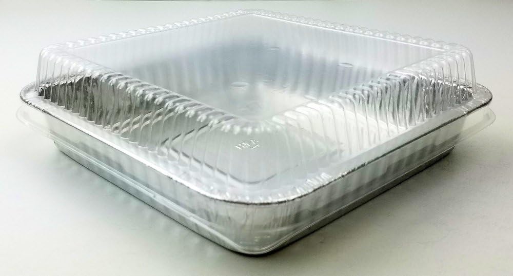 Tin Foil Pans Disposable Baking Tray With Lid Handi-Foil Square