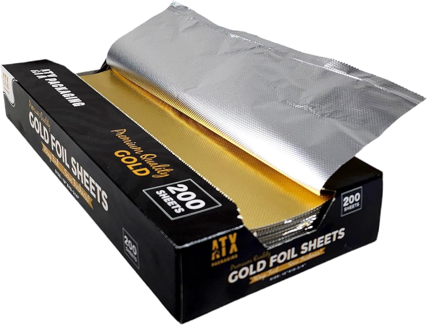 ATX 12" x 10.75" Gold Pop-Up Foil Sheets 12 x 200/CS
