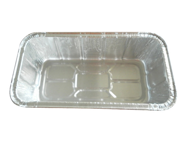 Durable 1 lb. Aluminum Foil Mini-Loaf Pan w/Dome Lid 50/PK