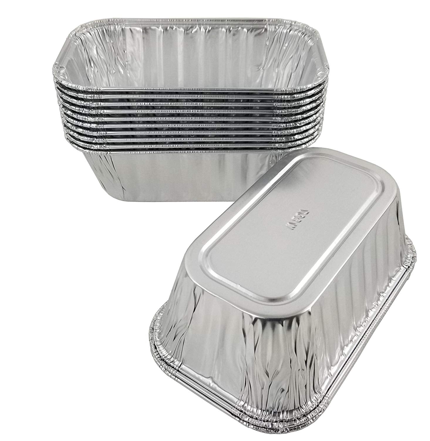 D&W 1 1/2 lb. Aluminum Foil Loaf Pan - 50/Pack