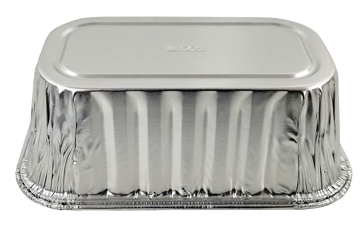 1 lb. Aluminum Foil Mini-Loaf Pan w/High Dome Lid 50/PK – Foil
