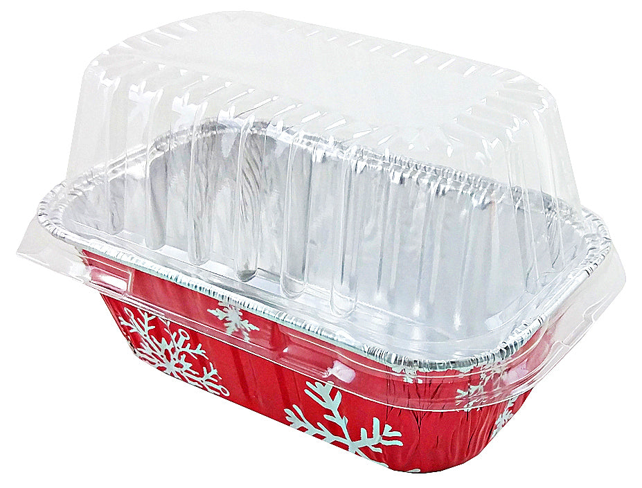 Plastic lid for 1½ lb. Foil Loaf Pan with Clear Dome Lid - #PL-208