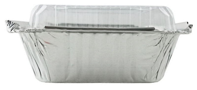 Handi-Foil 2 1/4 lb. Oblong Aluminum Take-Out Pan w/Board Lid Handi-Foil 2 1/4 lb. Oblong Aluminum Take-Out Pan w/Board Lid