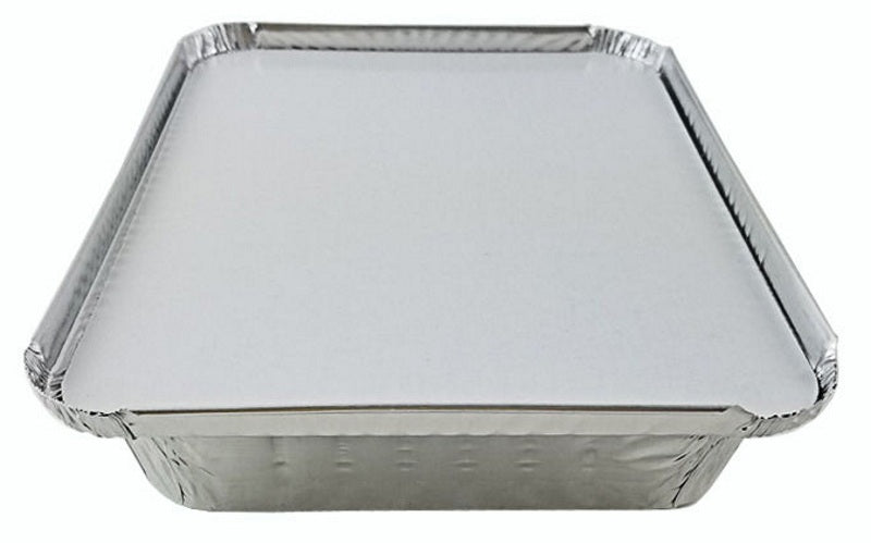 1 1/2 lb. Oblong Shallow Foil Pan w/Board Lid