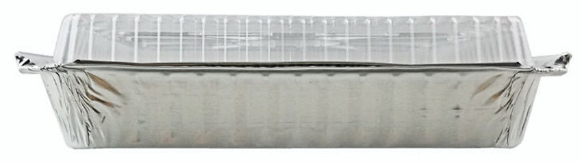 Choice 1 1/2 lb. Oblong Shallow Foil Take-Out Container - 500/Case