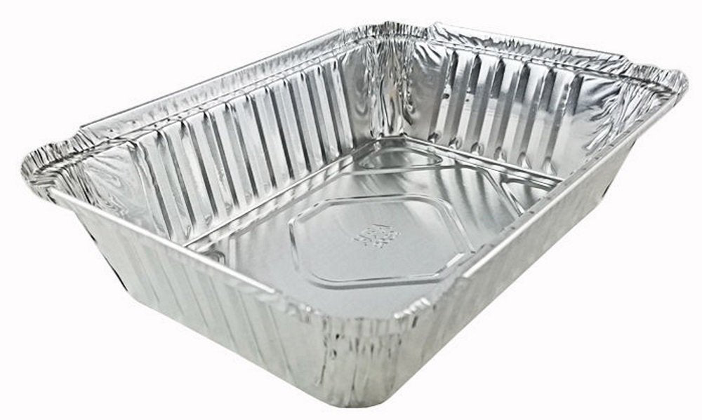 Choice 8 Round Heavy Weight Foil Take-Out Pan - 500/Case