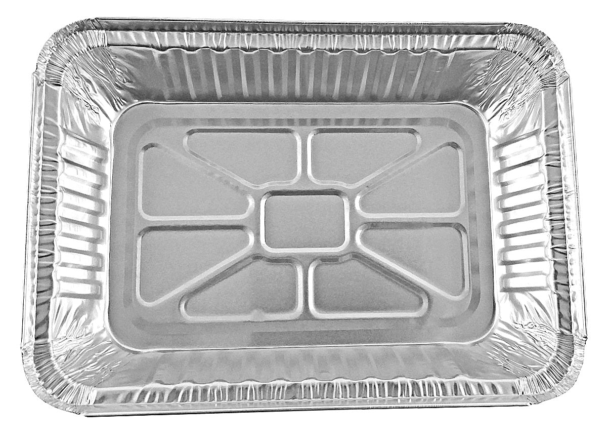 Durable 1 lb. Holiday Aluminum Foil Mini-Loaf Pan With High Dome Lid 50/PK