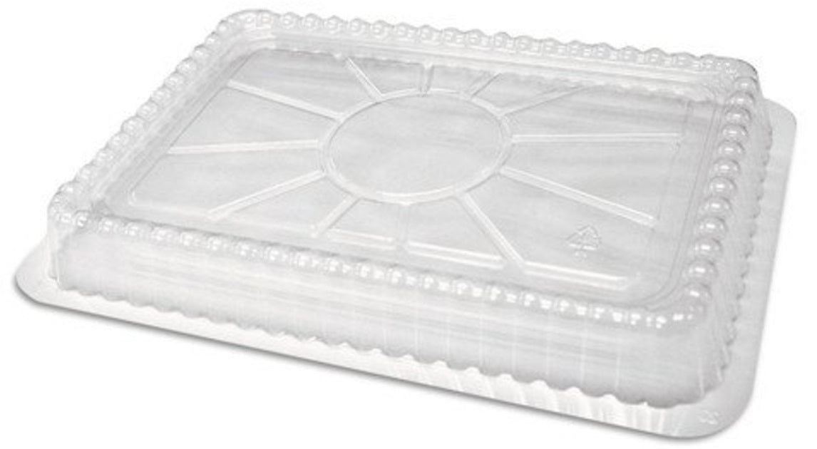 8" x 6" Dome Lid for Oblong Take-Out Foil Pan 50/PK