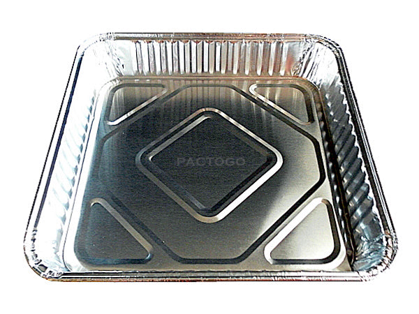 Choice 8 Round Heavy Weight Foil Take-Out Pan - 500/Case