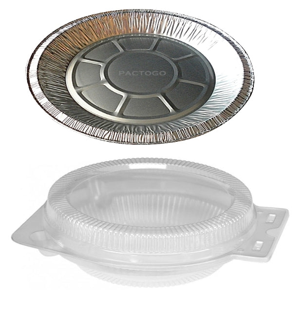 HFA 9 Square Cake Foil Pan With Dome Lid 50/PK