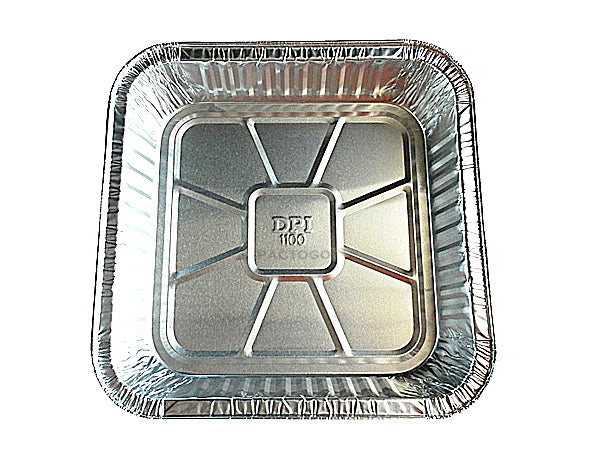 Durable 9 Square Cake Foil Pan 1 3/4 Deep 50/PK –