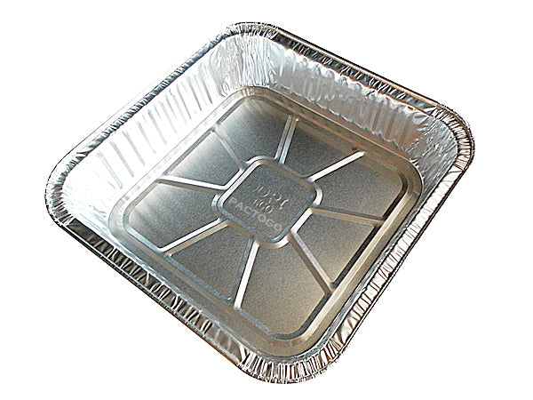 9 x 9 Square Aluminum Foil Cake Pan 50/PK - Disposable Tin Baking  Containers
