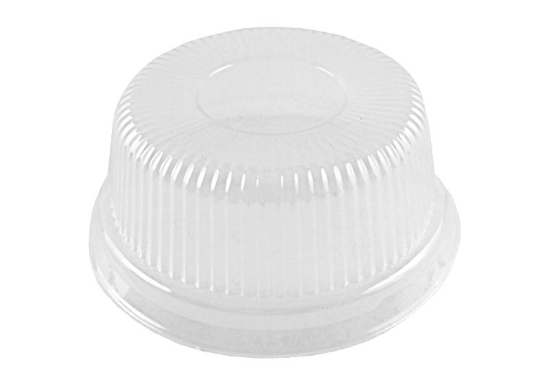 Clear Plastic High Dome Lid For 4 oz. Aluminum Foil Utility Cup  200/PK