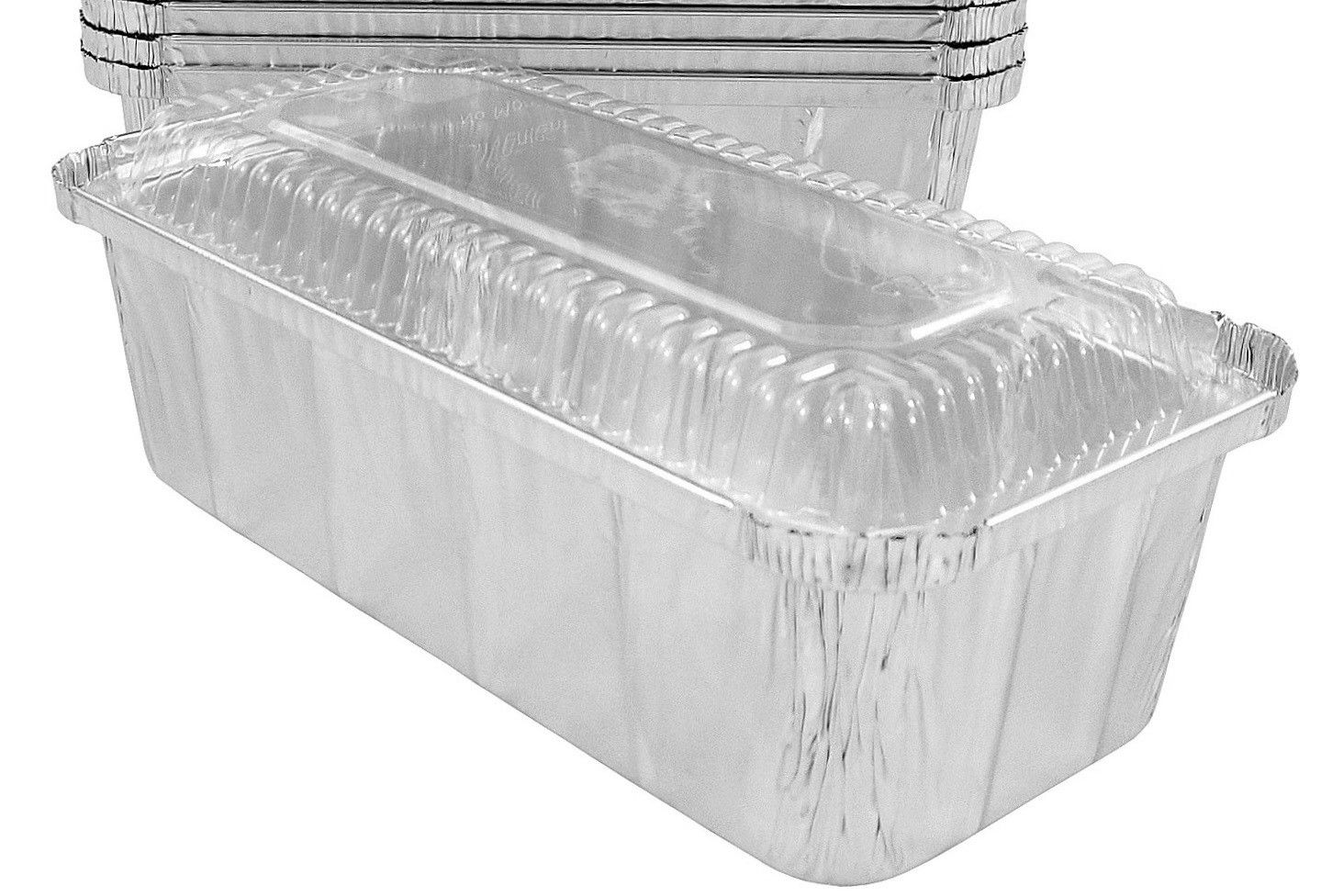 2 pound closable loaf pan with Plastic Lid #1850P