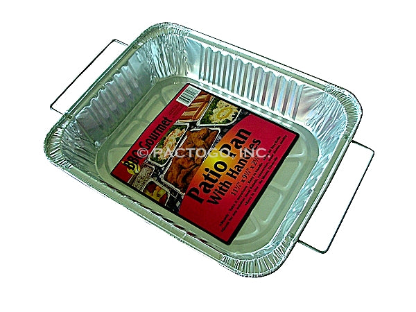 BBQ Patio Foil Roaster Pan w/ Handles 12/CS