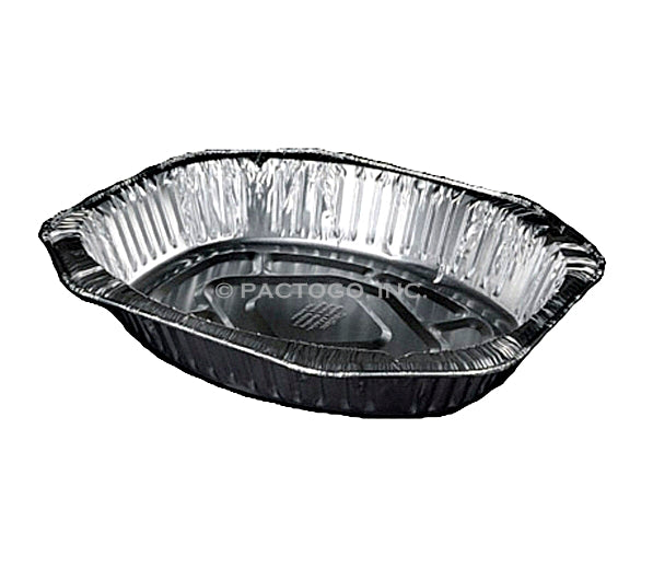Disposable Oval Shape Turkey Roasting Aluminum Foil Tray