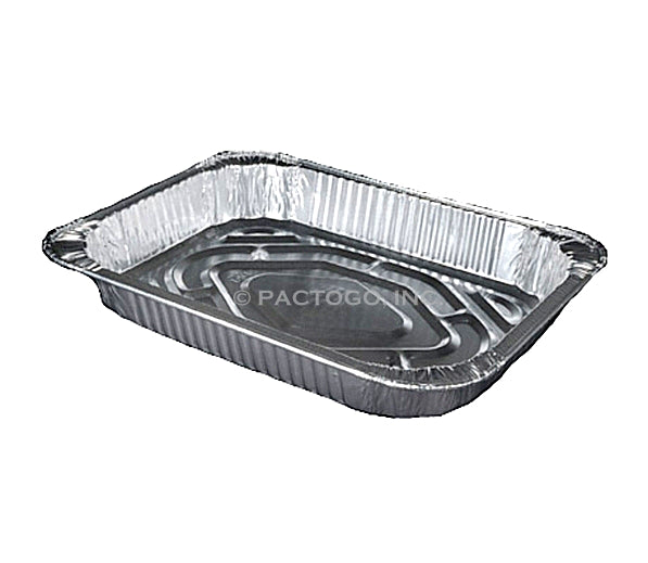 Disposable Aluminum Giant Lasagna Baking Pan 14.5 x 10.63 x 2.94 - 100