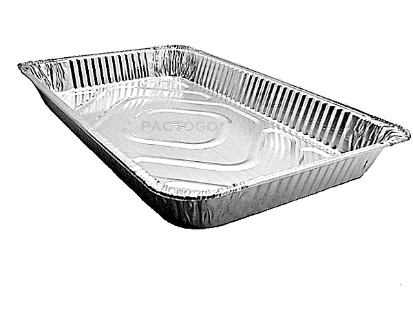 Choice Full Size Foil Steam Table Pan Shallow 1 11/16 Depth - 10/Pack