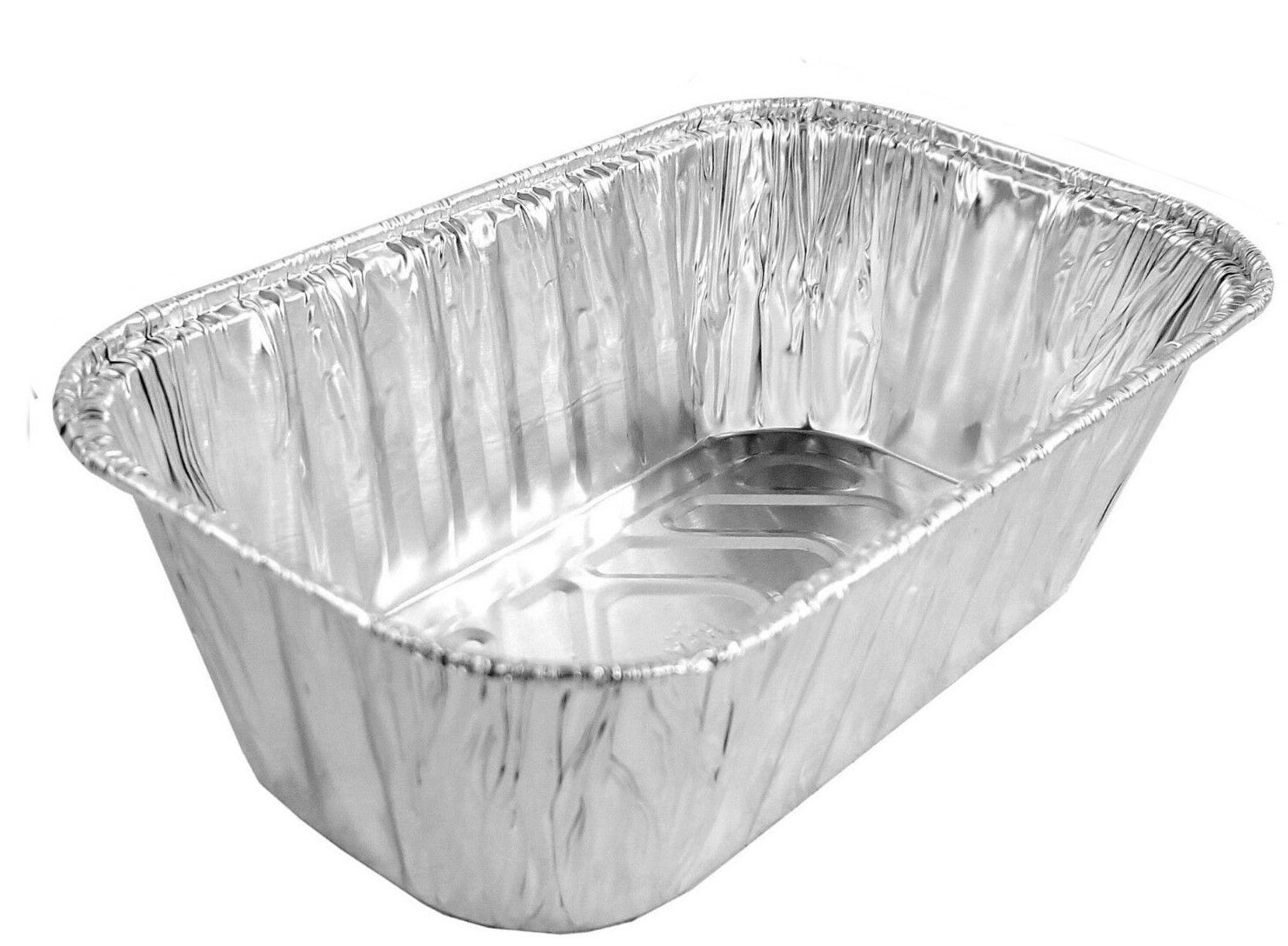 JetFoil Small Size 1lb Oval Disposable Aluminum Loaf / Challah Tin