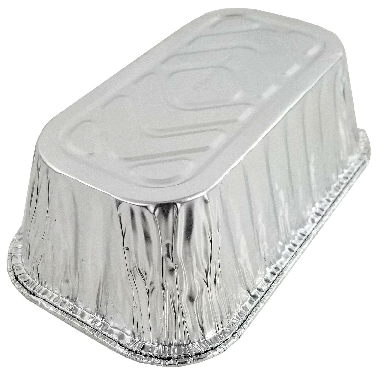 Handi-Foil 1 1/2 lb. Aluminum Foil Loaf Pan IVC w/Board Lid 50/PK – Foil- Pans.com