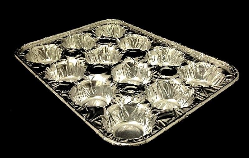 Handi-Foil 12-Cavity Foil Mini-Muffin Pan 50/PK –