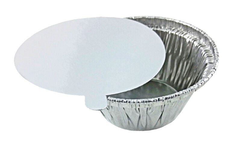 6-Cup Aluminum Foil Muffin Cupcake Pan 100/PK Disposable