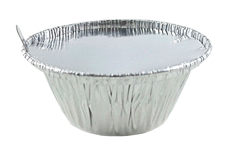 Handi-Foil 3.5 oz. Aluminum Foil Utility Cup w/Clear Plastic Lid 100/PK