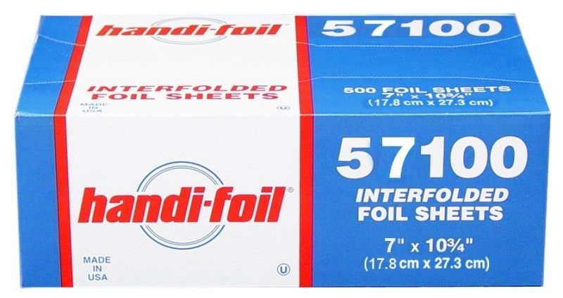 Standard Aluminum Foil Pop-Up Sheets, 9 x 10.75, 500/Box, 6 Boxes/Carton