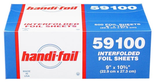 Handi-Foil 9" x 10.75" Pop-Up Foil Sheets 6 x 500/CS