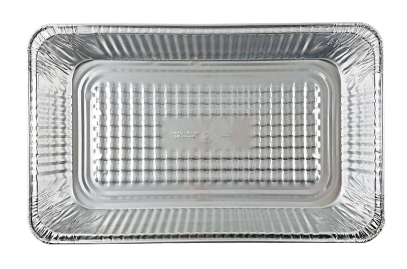 Choice Full Size Foil Steam Table Pan Deep 3 3/8 Depth - Full Size Deep -  50/Case