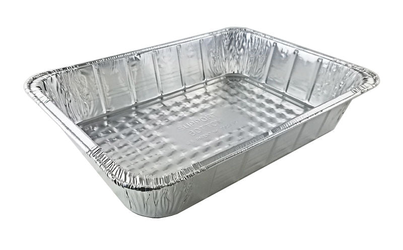 Stock Your Home 9x13 Pans with Lids (10 Pack) - Aluminum Foil Pans